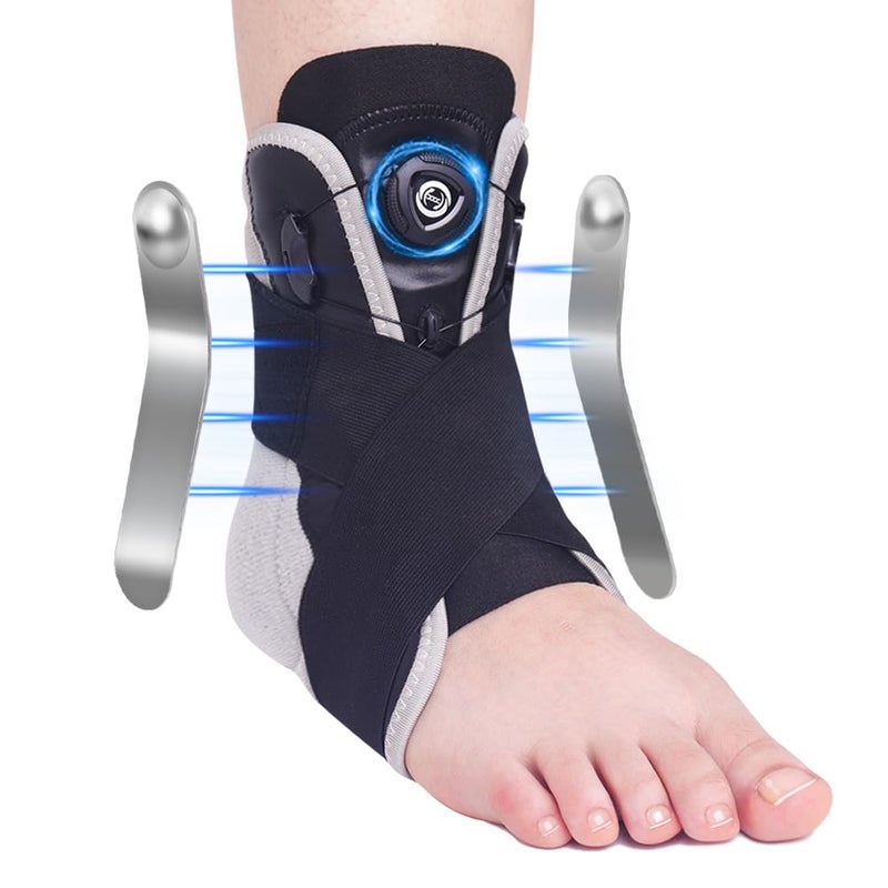 COMFORCE Ankle Brace for Women Men US 611Women 710Men EU 3543 Adjustable Metal Support for Sprains Achilles Plantar Fasciitis Breathable Design for Injury Recovery Sports